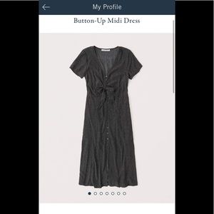 Button up midi dress